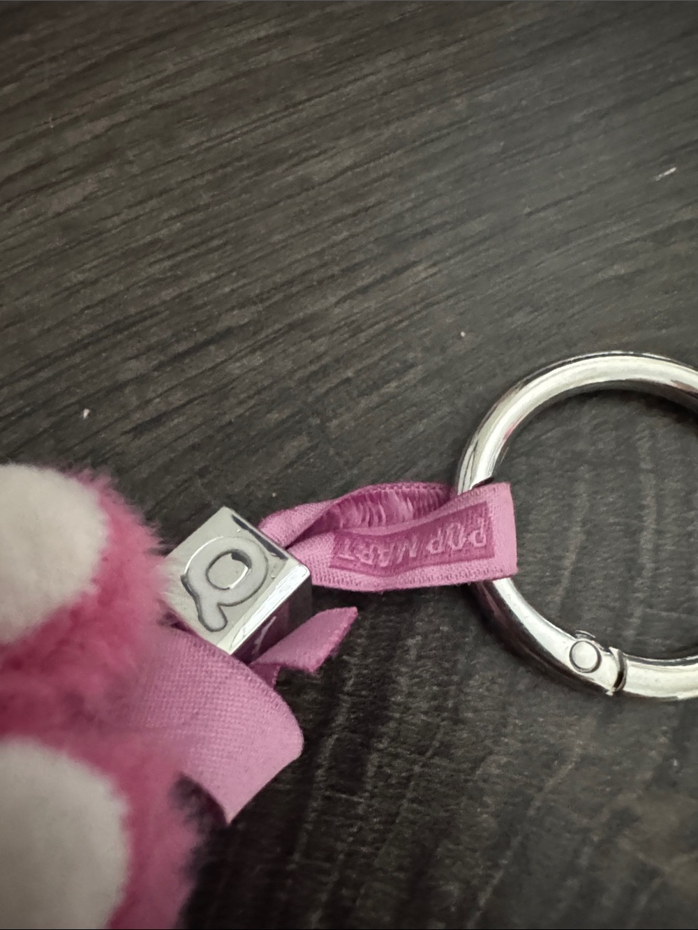 Pink Labubu Keychain - Picture 2 of 3